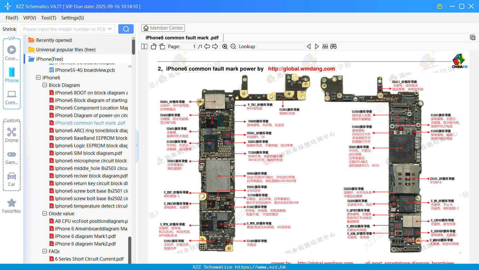 IPhone6 Common Fault Mark